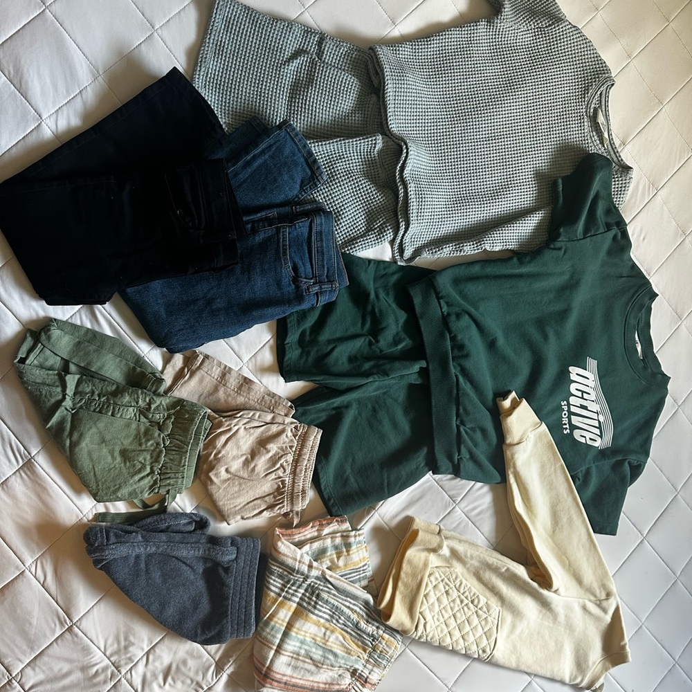 H&M Kids Clothing Sets, jeans, shorts, & sweatshirt